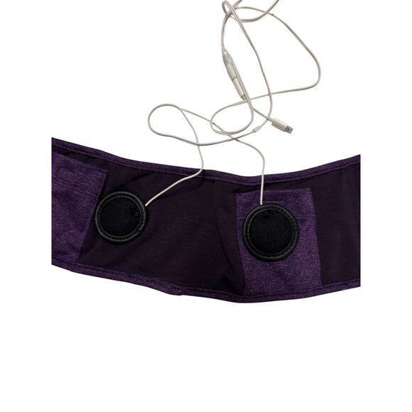 Baby Belly Tunes Pregnancy Support Music Wrap Belt Purple w/ iPhone Adapter S/M - Picture 7 of 8